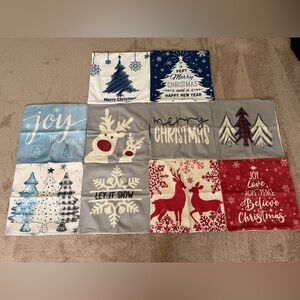 Holiday pillow covers